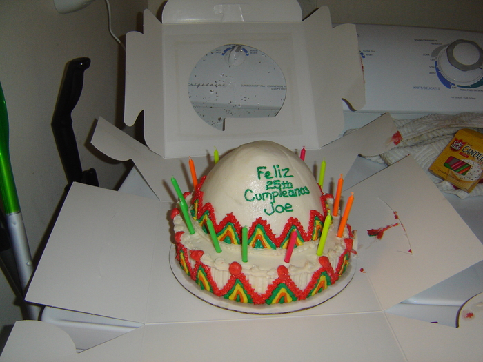 Sombrero Cake for 25th Birthday Fiesta