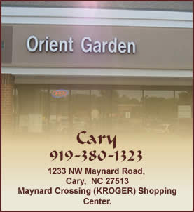 Cary location (from website)